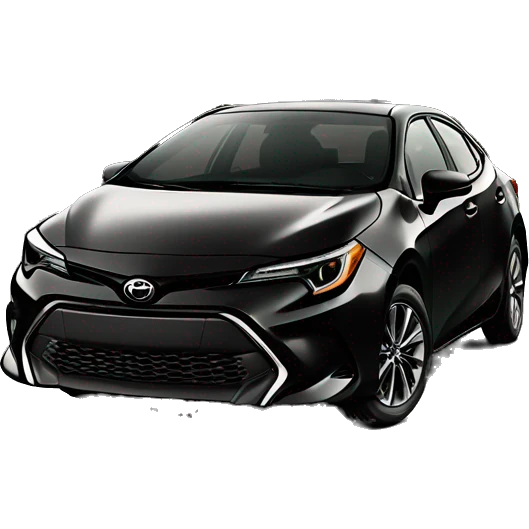 2019 black toyota corolla emoji