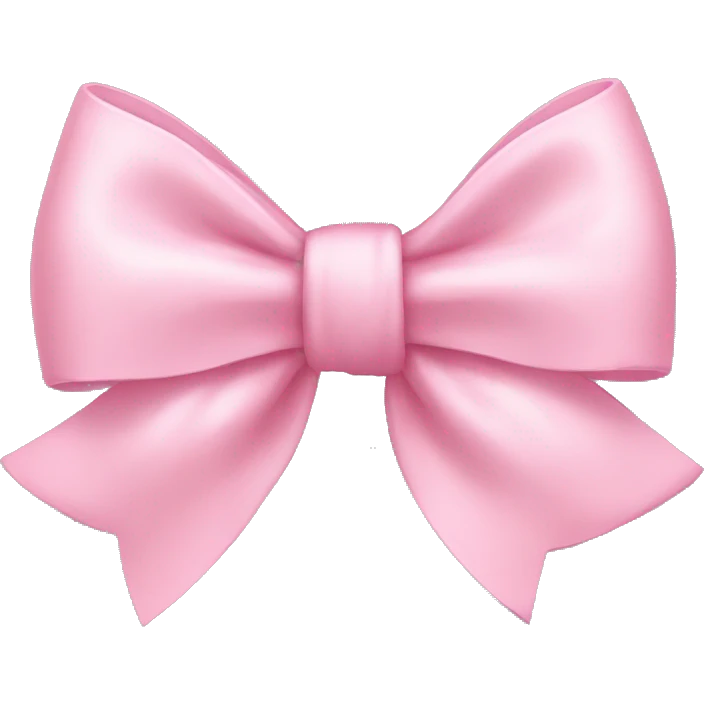 Light pink bow emoji