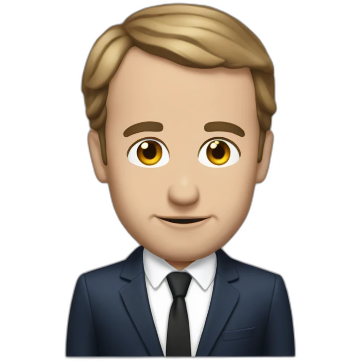 Macron qui se vomit emoji