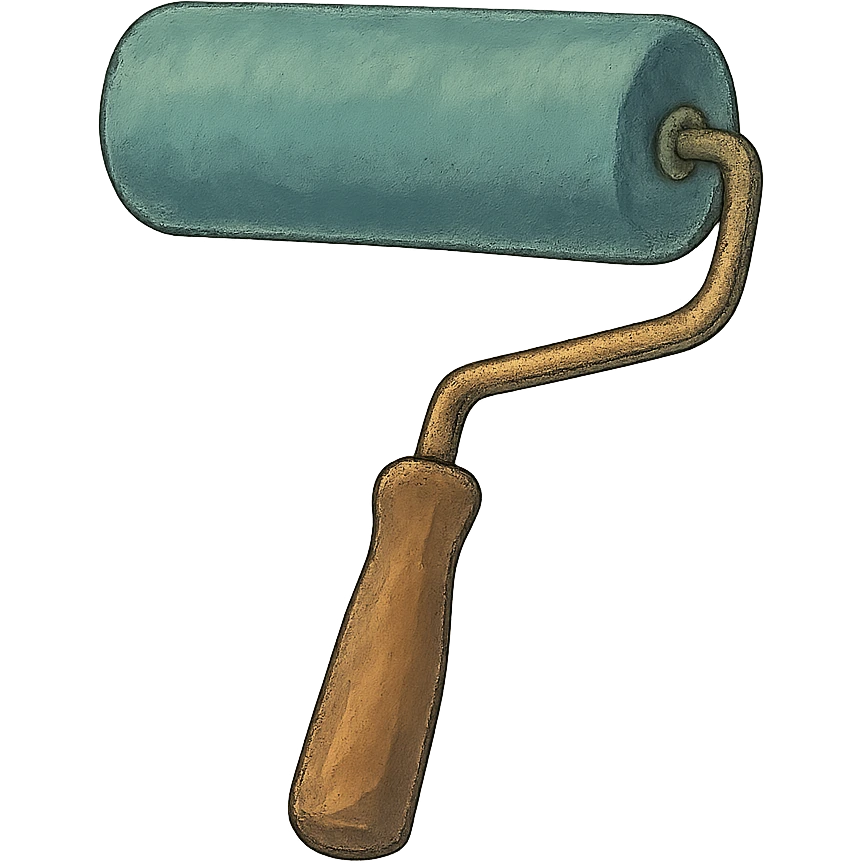 paint roller emoji