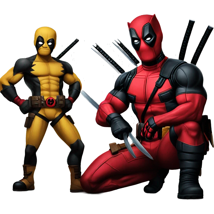 deadpool and wolverine emoji