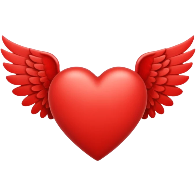Heart with wings  emoji