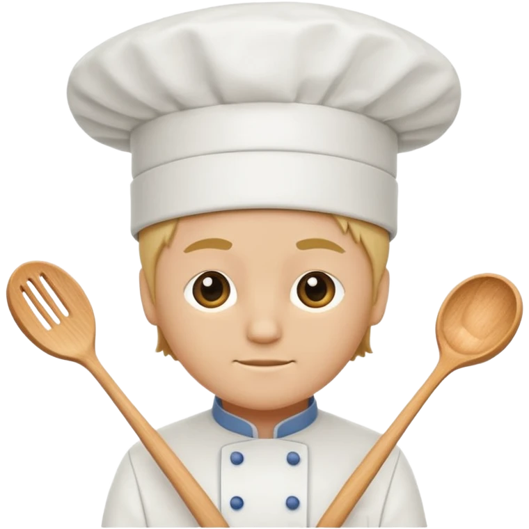 chef's hat without the chef emoji