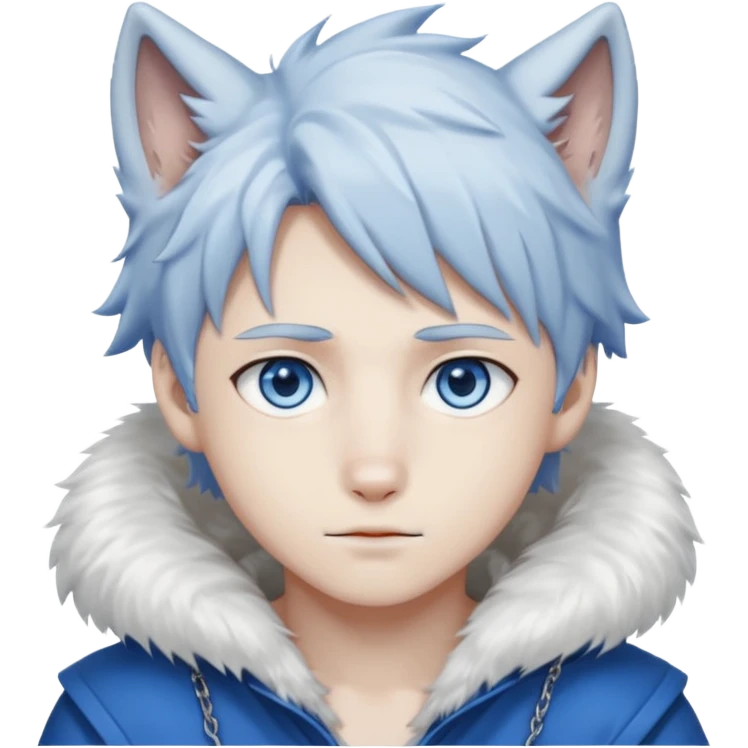 Wolf Anime Boy emoji