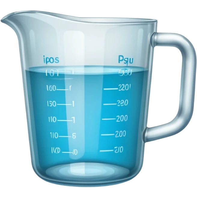 Measuring cup glass emoji