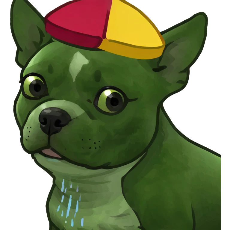 Boston Terrier in a bathtub emoji