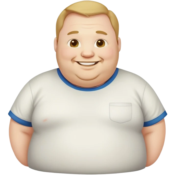 Fat man emoji