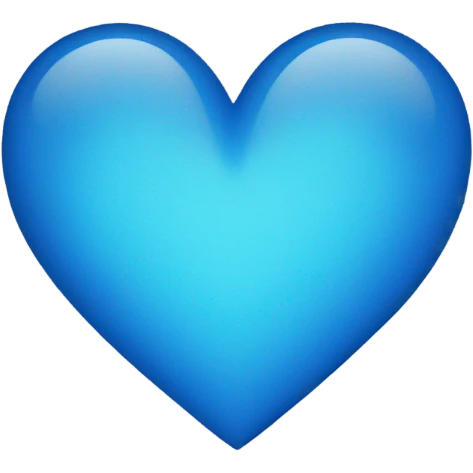 blue heart emoji