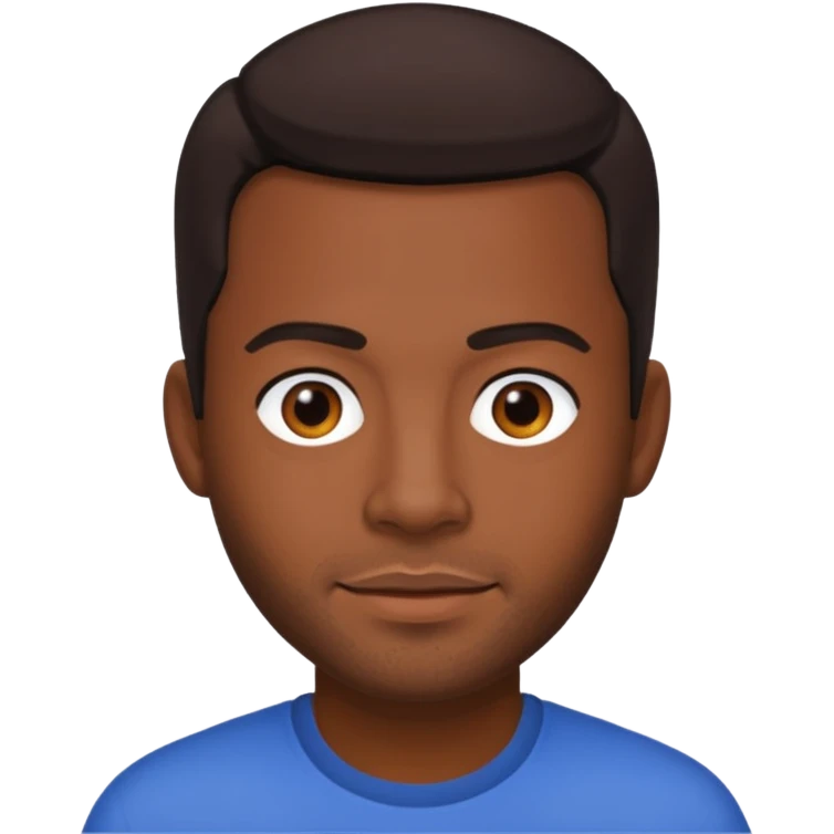 Trevor Penick medium dark skin, dark brown hair emoji