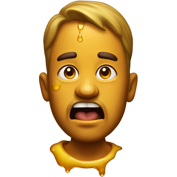 guy throwing up honey  emoji