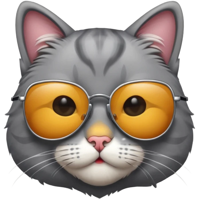 Cat wearing sunglasses emoji