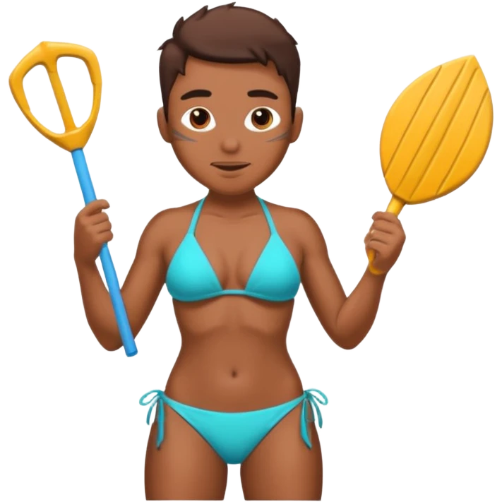 Homem de ferro de bikini  emoji