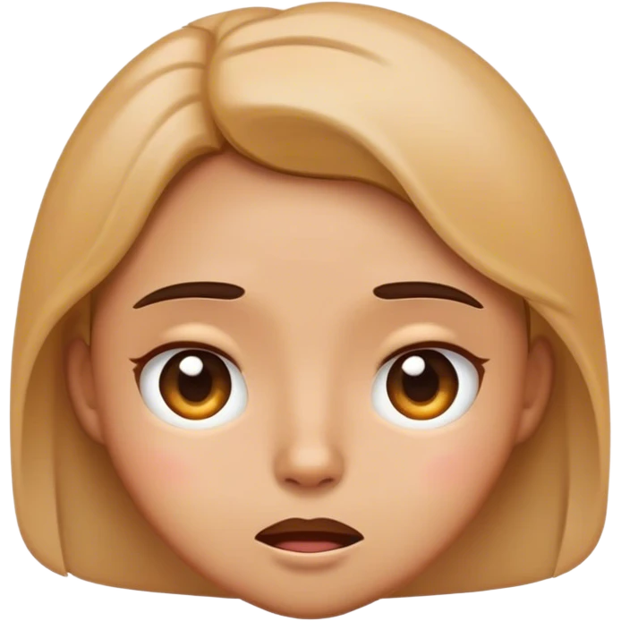cute, lovely, pretty but exhausted face emoji  emoji