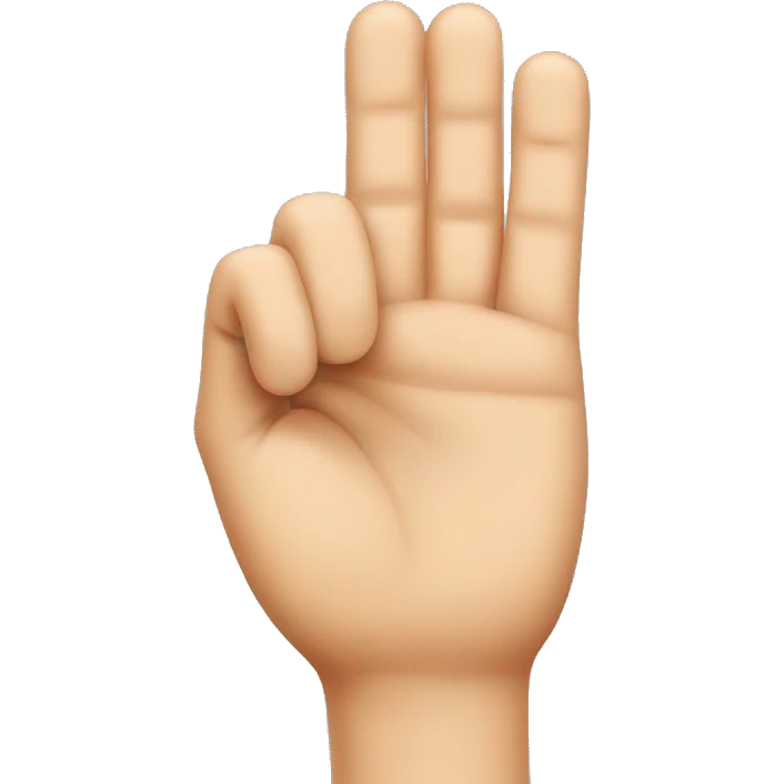 Finger that says no emoji