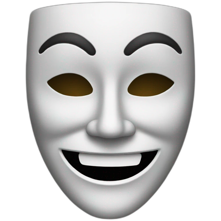 happy mask emoji