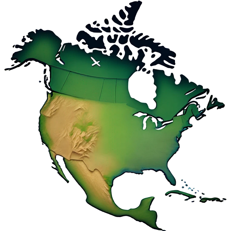north america earth emoji