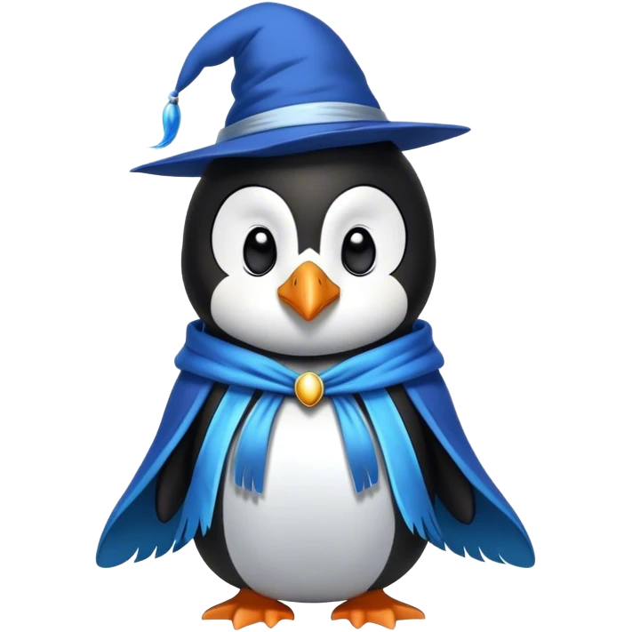 Sorcerer penguin emoji