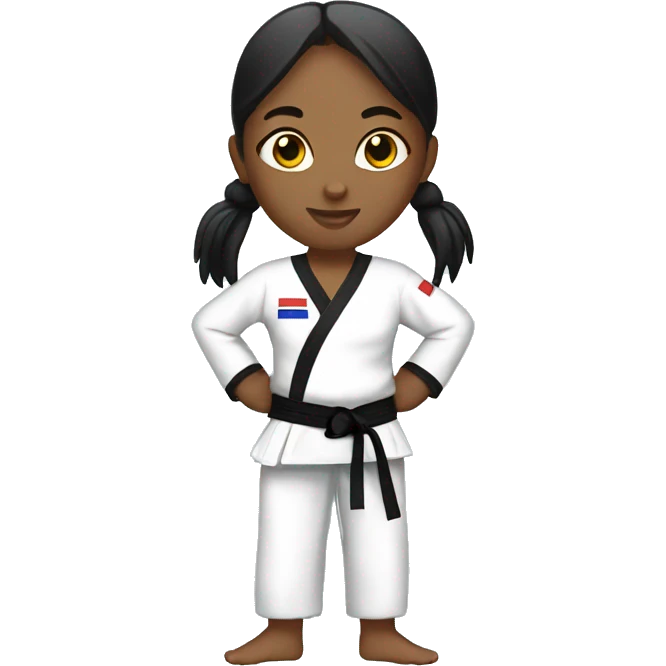 taekwondo girl emoji