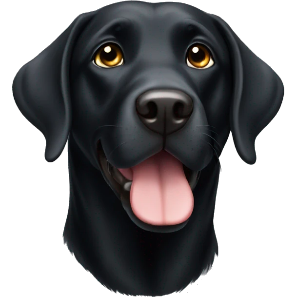Black Labrador  emoji