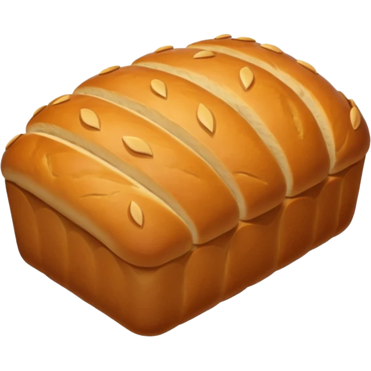 bread loaf taking a nap emoji