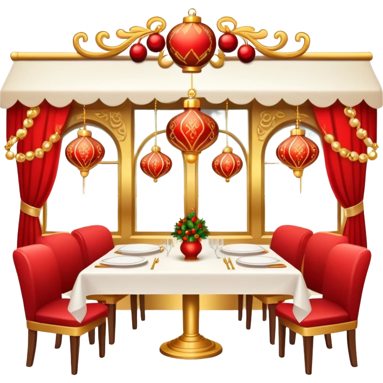 festive restaurant emoji