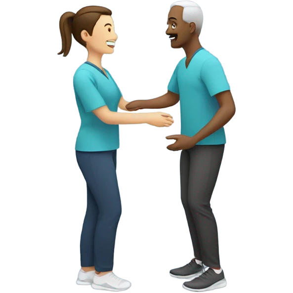 Physical therapist  emoji