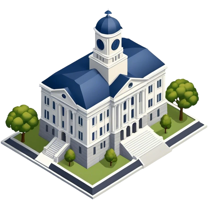 penn state old main isometric exterior view emoji