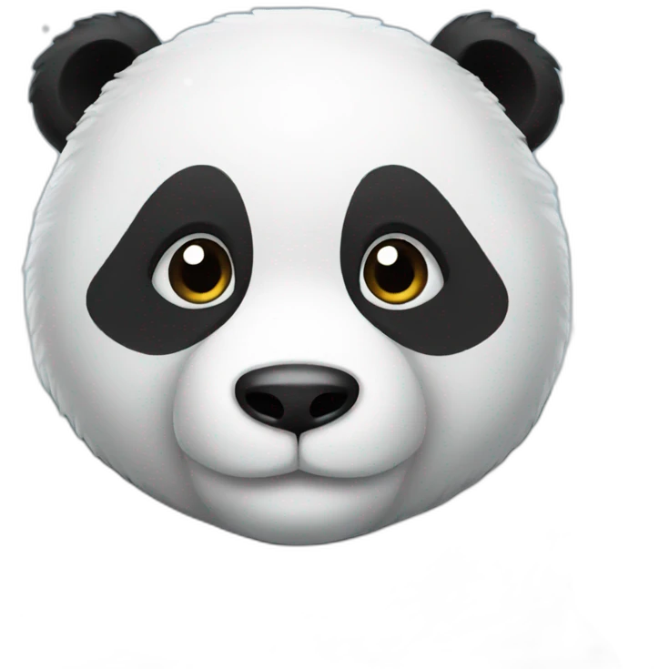 winter panda emoji