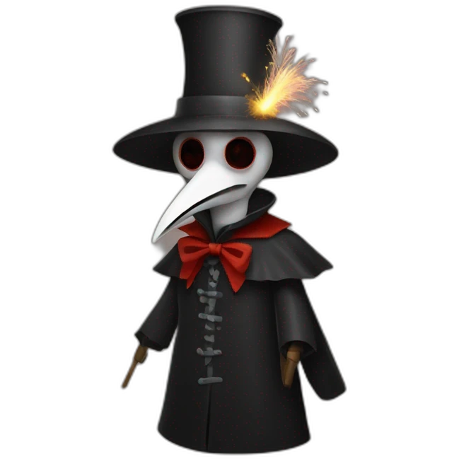 fireworks plague doctor emoji