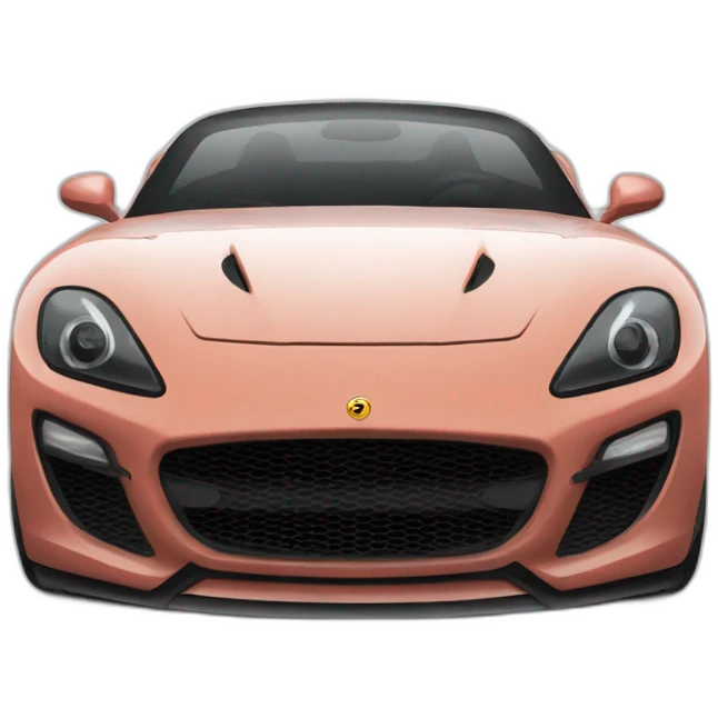 A sports car emoji