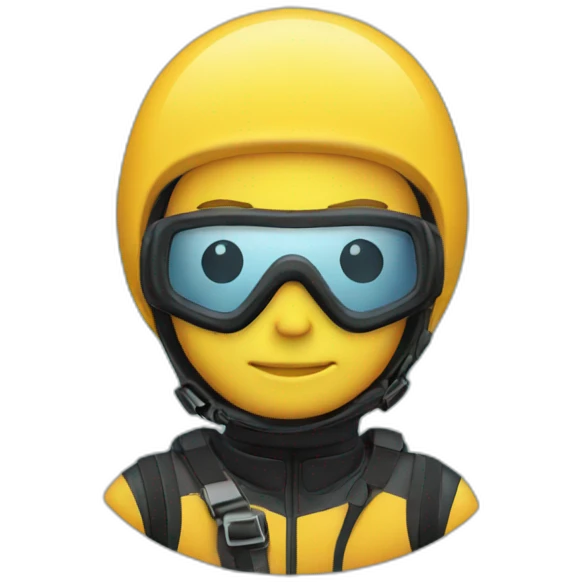 Dry suit diver emoji