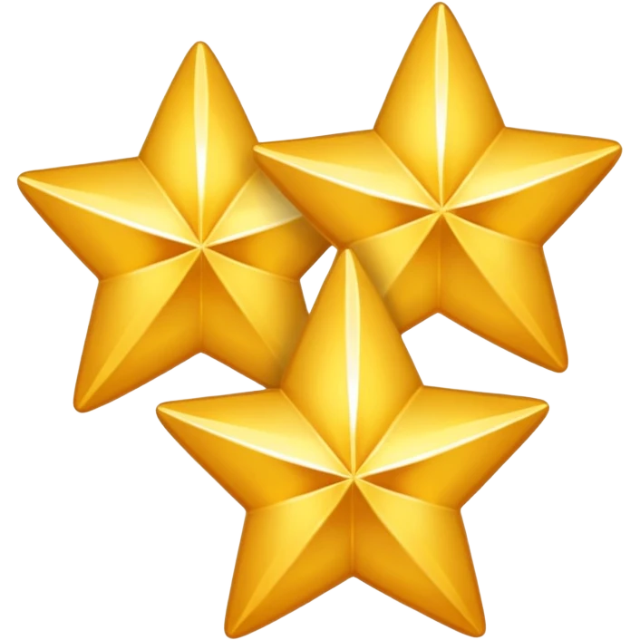 two golden stars emoji