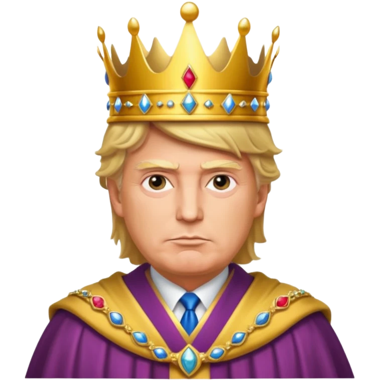 King Donald trump emoji