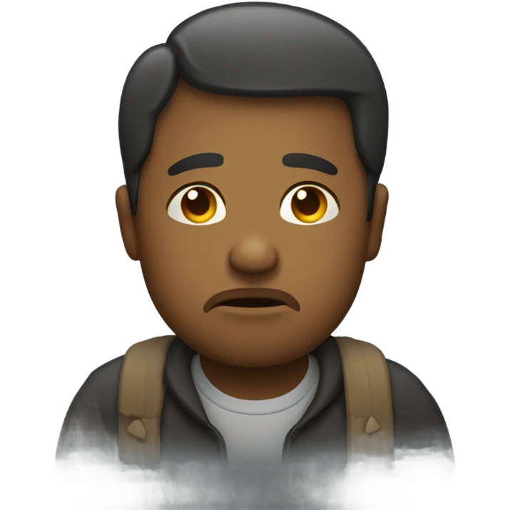 Shrugging shoulders sad emoji