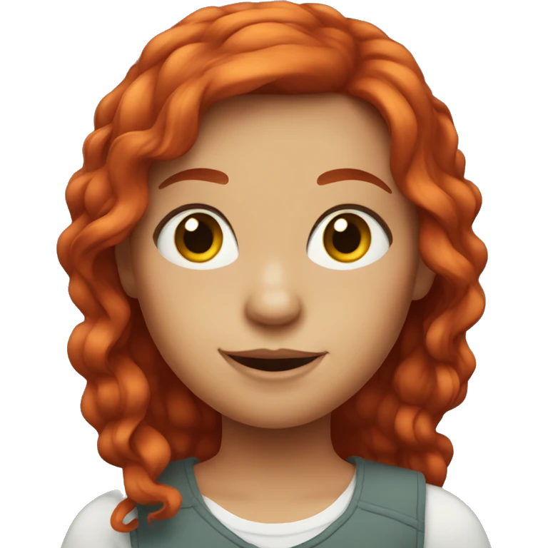 red hair girl emoji