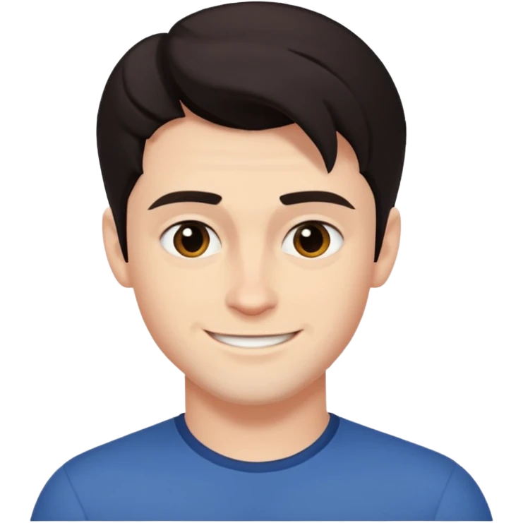 Connor Storrie as ilya rozanov from heated rivalry smirking emoji