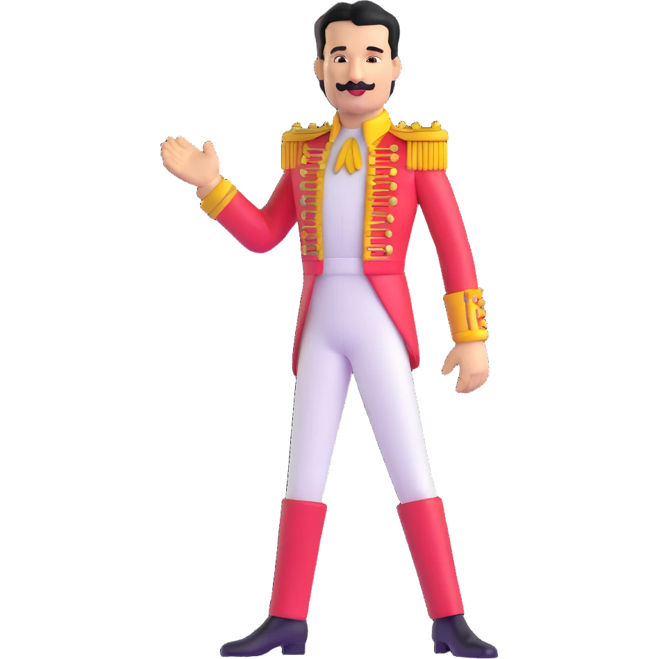 freddie mercury full body emoji