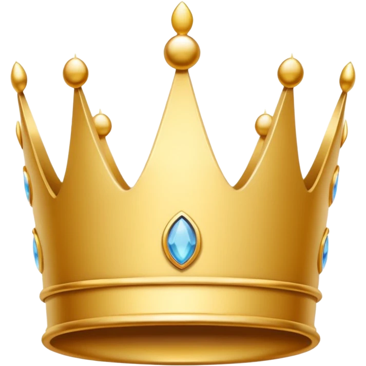 full white crown emoji