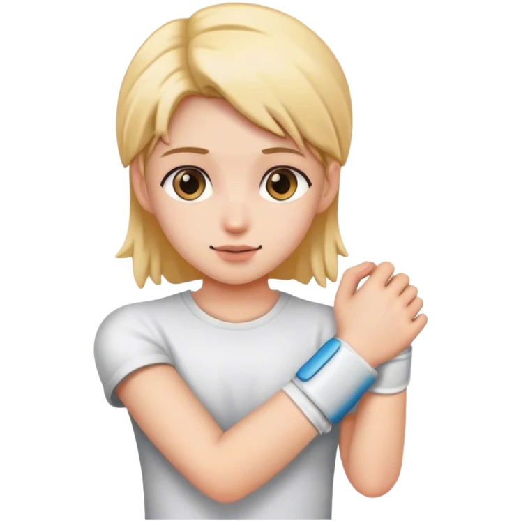Wrist in cast emoji