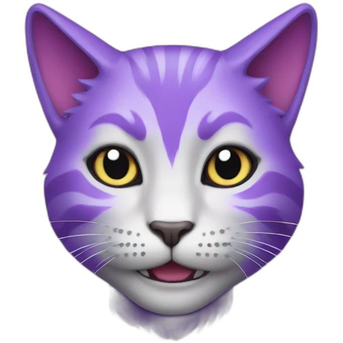 Purple magic cat emoji