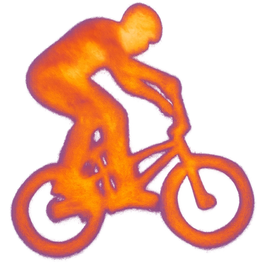 BMX bike performing a trick emoji