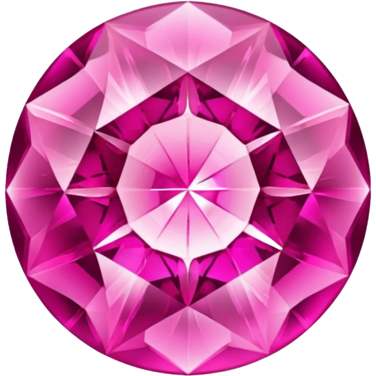 pink with gold tones gemstone emoji