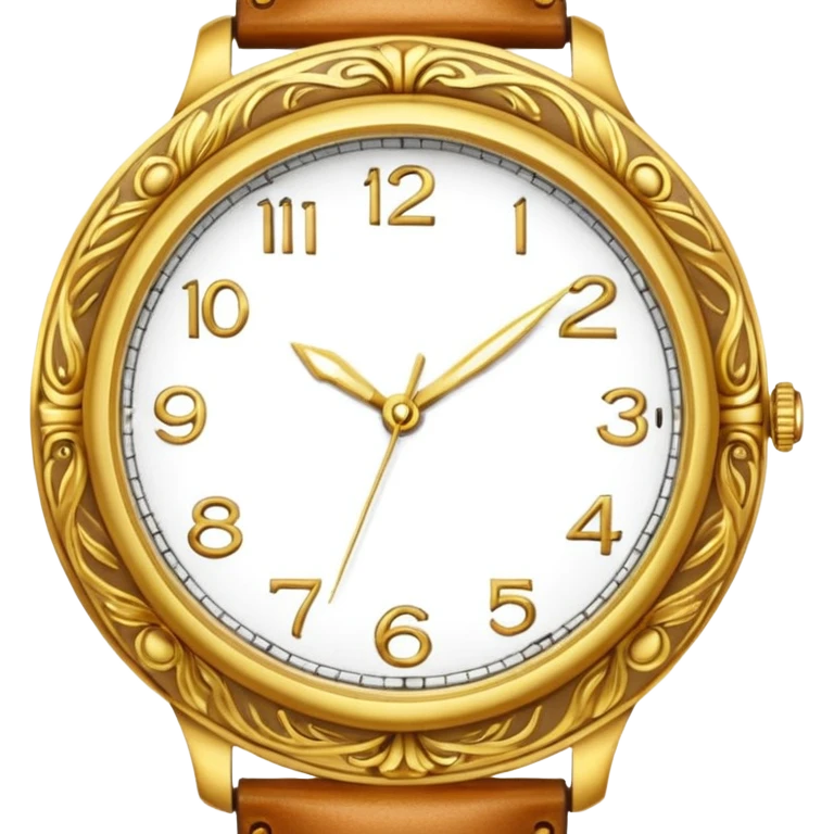 Golden time emoji
