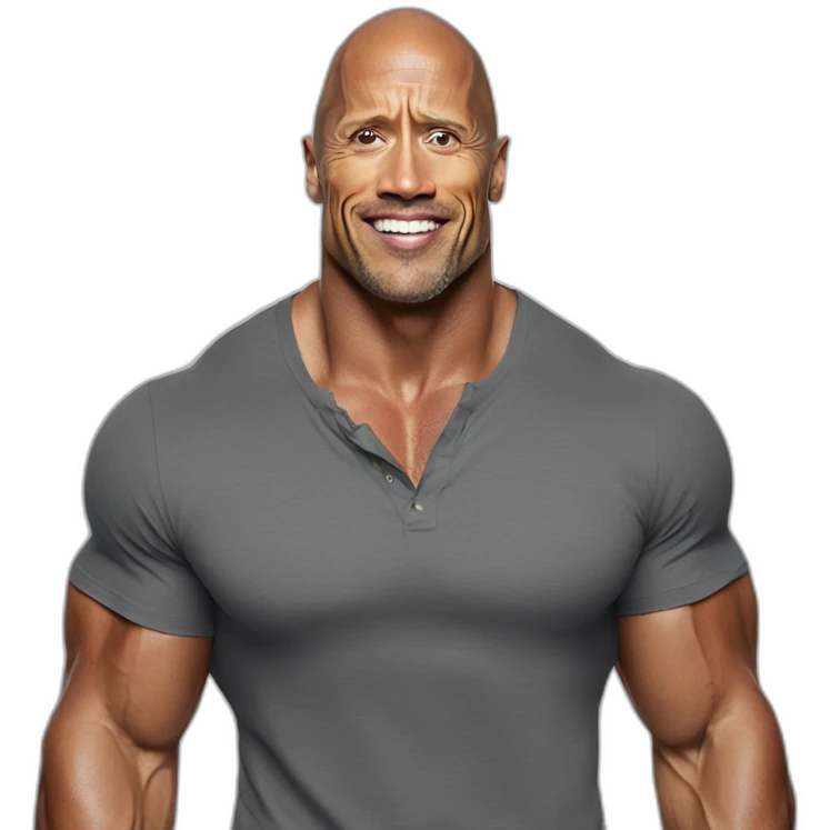 Dwayne Johnson meme emoji