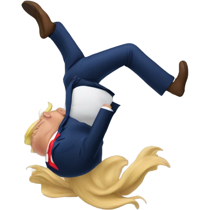 Trump backflip emoji