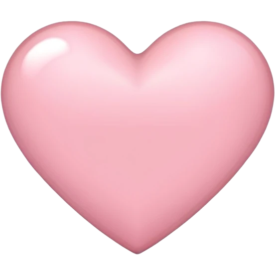 Light pink heart emoji