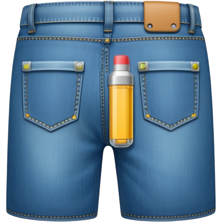 EpiPen in back jeans pocket emoji