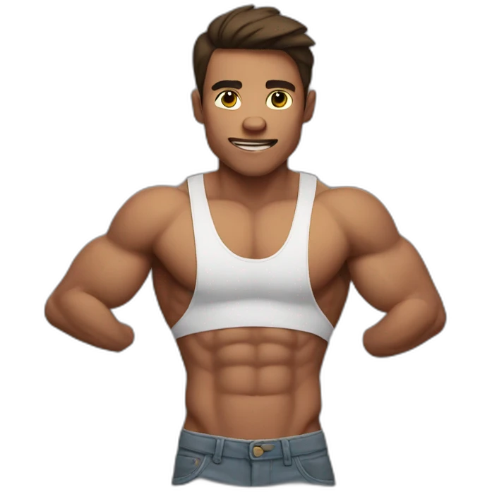 muscle boy  emoji