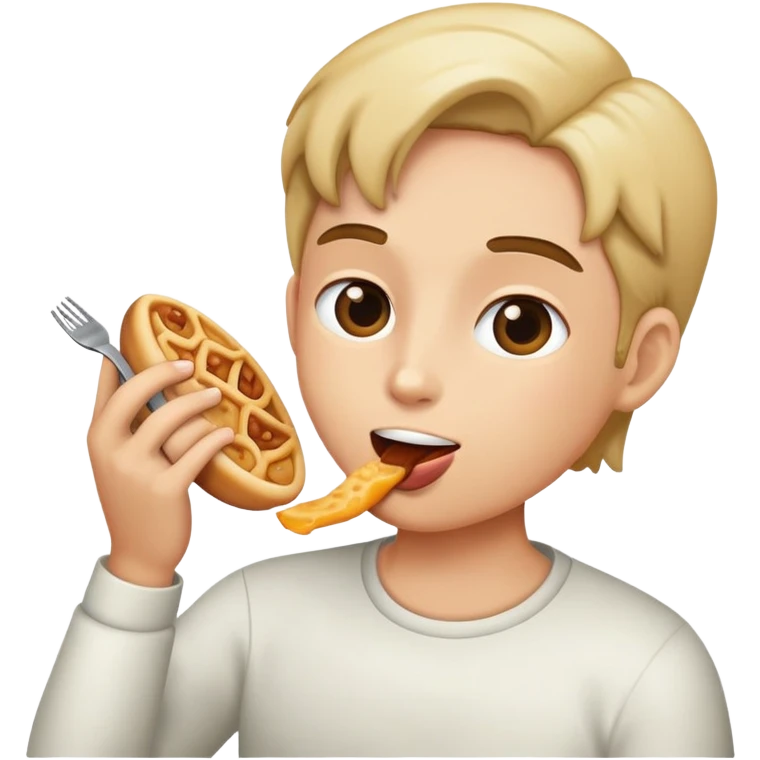 Eating emoji
