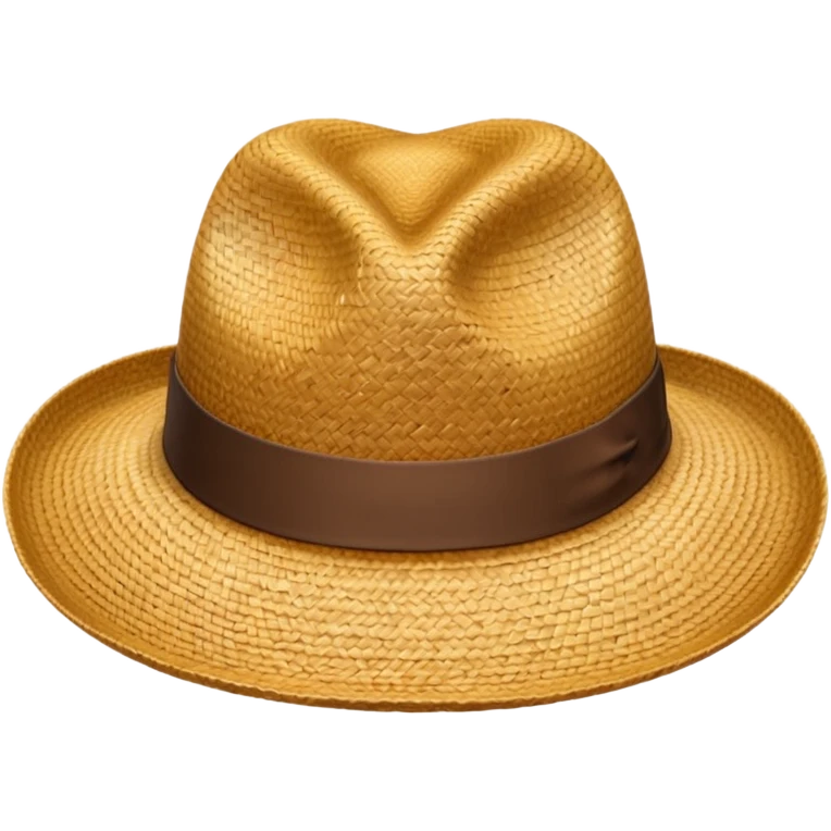 just a hat made of straw emoji